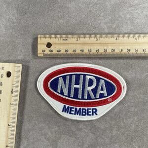 NHRA CHAMPIONSHIP DRAG RACING MEMBER EMBROIDERED IRON-ON PATCH